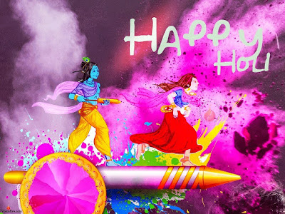 radha krishna ki holi