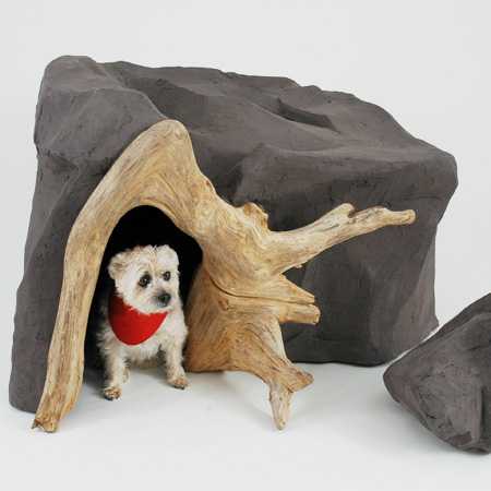 Tree fort dog bed!? For a pooch?? You know it.