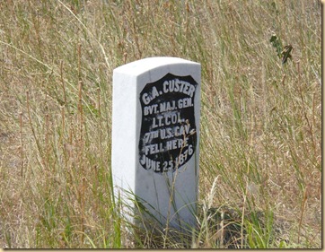 Custer Marker
