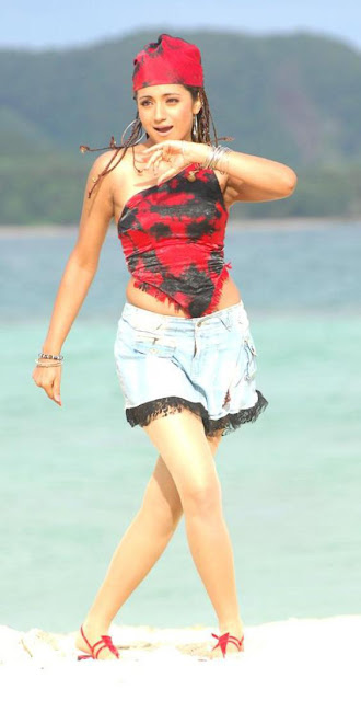 Trisha Cute Beach Stills 