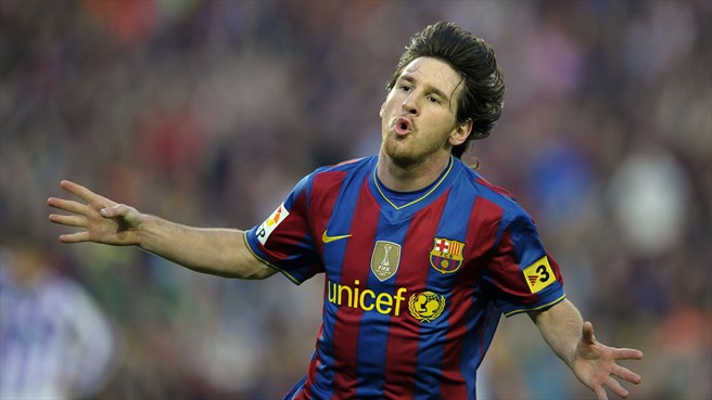 ANIMO BOLA Selebrasi  Lionel Messi  Setelah Mencetak Gol 