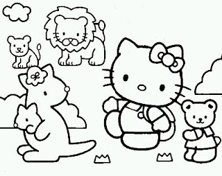 Dibujos de Hello Kitty para Pintar, parte 4