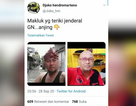 Di sosial media beredar video terkait kejadian demo penolakan HRS dan FPI di Surabaya VIRAL... Oknum Yang Dulu Teriaki Jenderal Gatot A*jing, Dikabarkan Bonyok Dihajar Massa