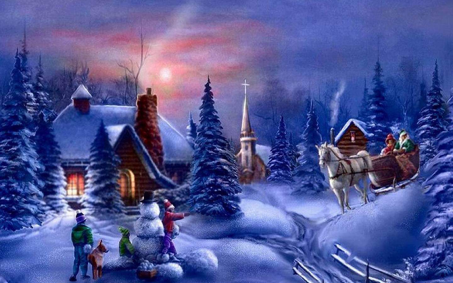 : Christmas wallpapers, Animated christmas wallpapers for desktop ...