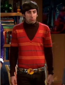 Howard's Flash Belt Buckle in the big bang theory