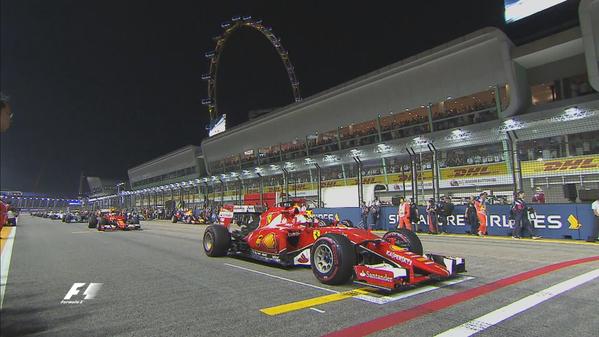 Abrn棒球與賽車不即時新聞社 F1新加坡站結果 新加坡王 Vettel順利拿下本站勝利