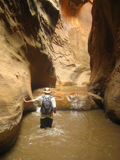 Jock Whitworth in Orderville Canyon