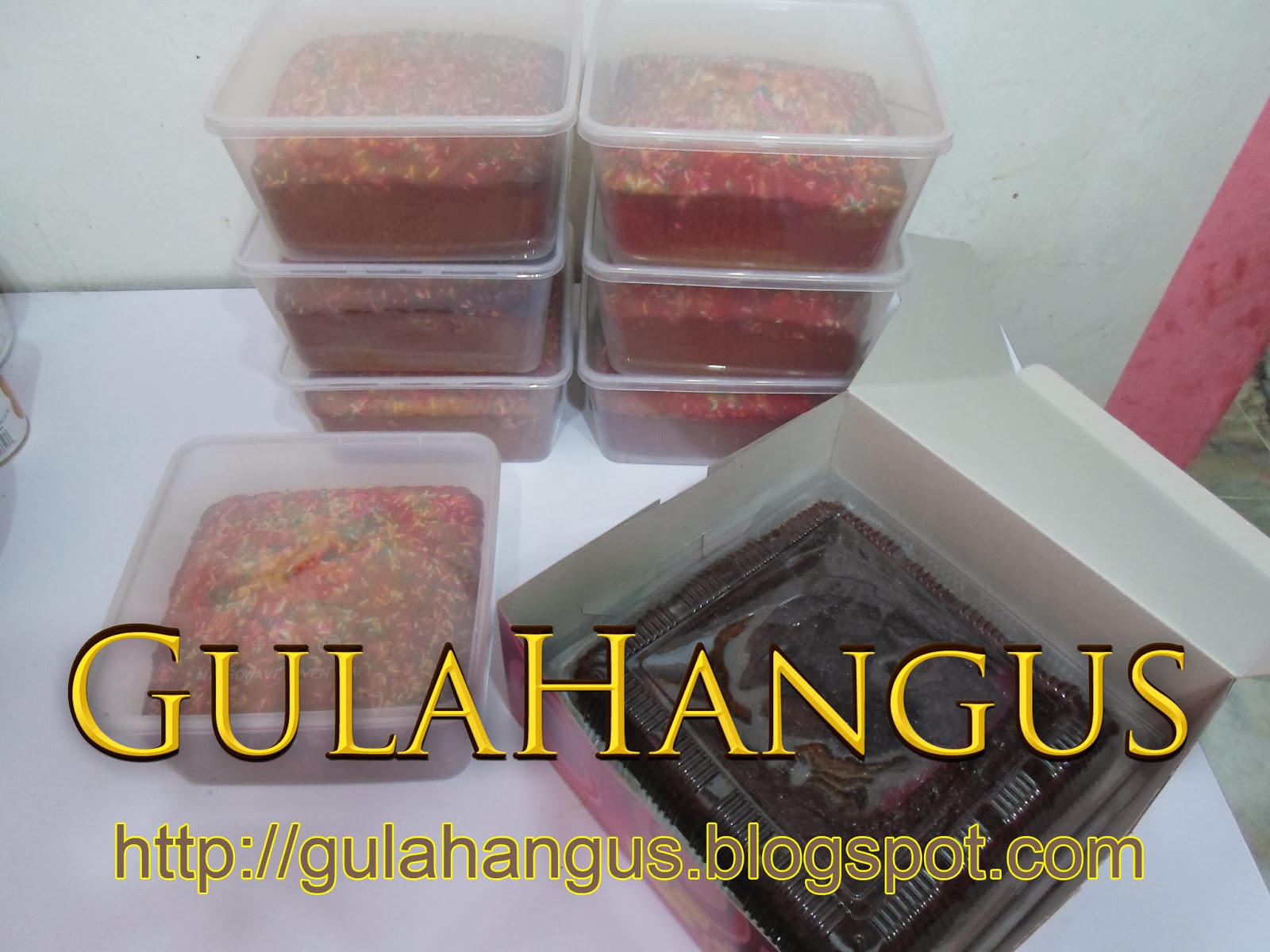Gula Hangus ( 002177897 - D ): Kek Pelangi & Kek Gula 