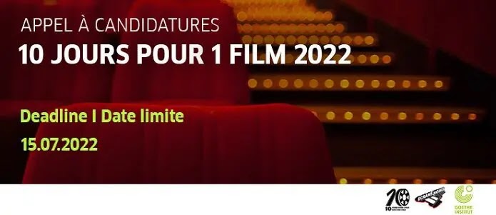 Goethe-Institut’s 10 DAYS FOR 1 FILM Program 2022 for Cameroon screenwriter