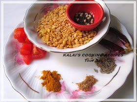 Split Red Gram / Toor Dal / Thuvaram Paruppu Recipe II / துவரம் பருப்பு