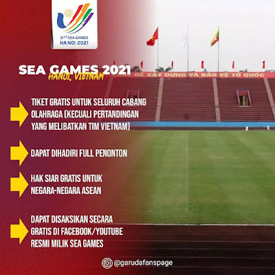 Info Tiket dan Hak Siar SEA Games 2021 