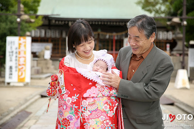 高濱神社でのお宮参り出張撮影