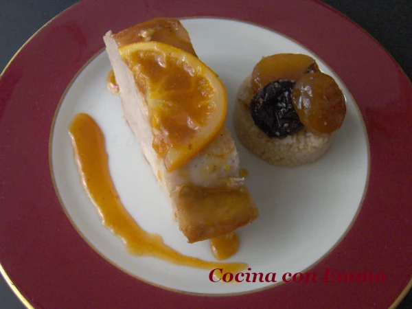 Lomo a la naranja