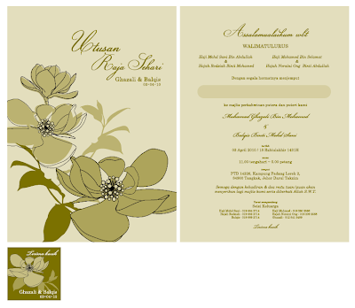 Wedding Card Matter English on Artwork Ready For Printing