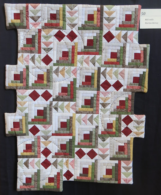 Méli-mélo par Martine Berney - Exposition de quilts - Patchmania 2017 à L'Abbaye