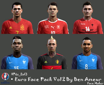 Pes 2013 Euro Face Pack Vol 2 By Ben Ameur