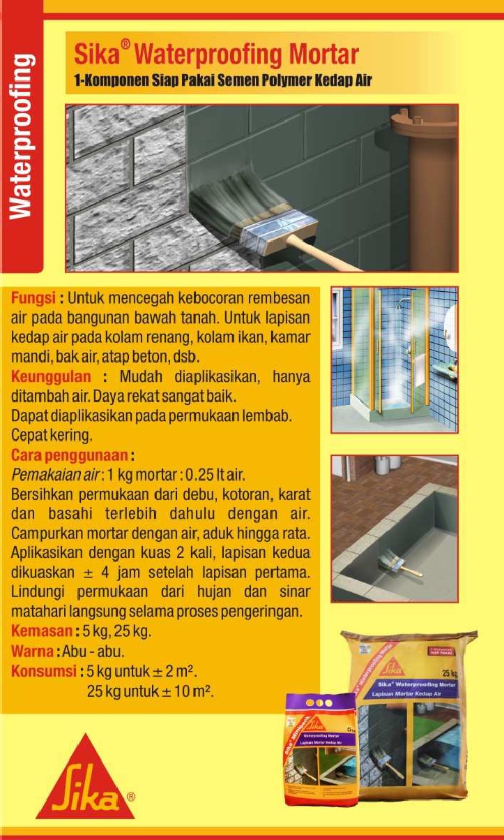 Waterproofing : SIKA - Media Bangunan