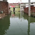 जंगीपुर की सड़के बारिश में बन जाती हैं जलमार्ग