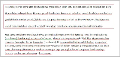  goresan pena pada Microsoft word yakni hal yang penting dan perlu dilakukan Cara Mengatur Spasi Tulisan di Microsoft Word