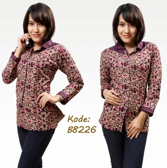 20 Desain  Baju  Batik  Kantor 2021 yang Paling Diminati 