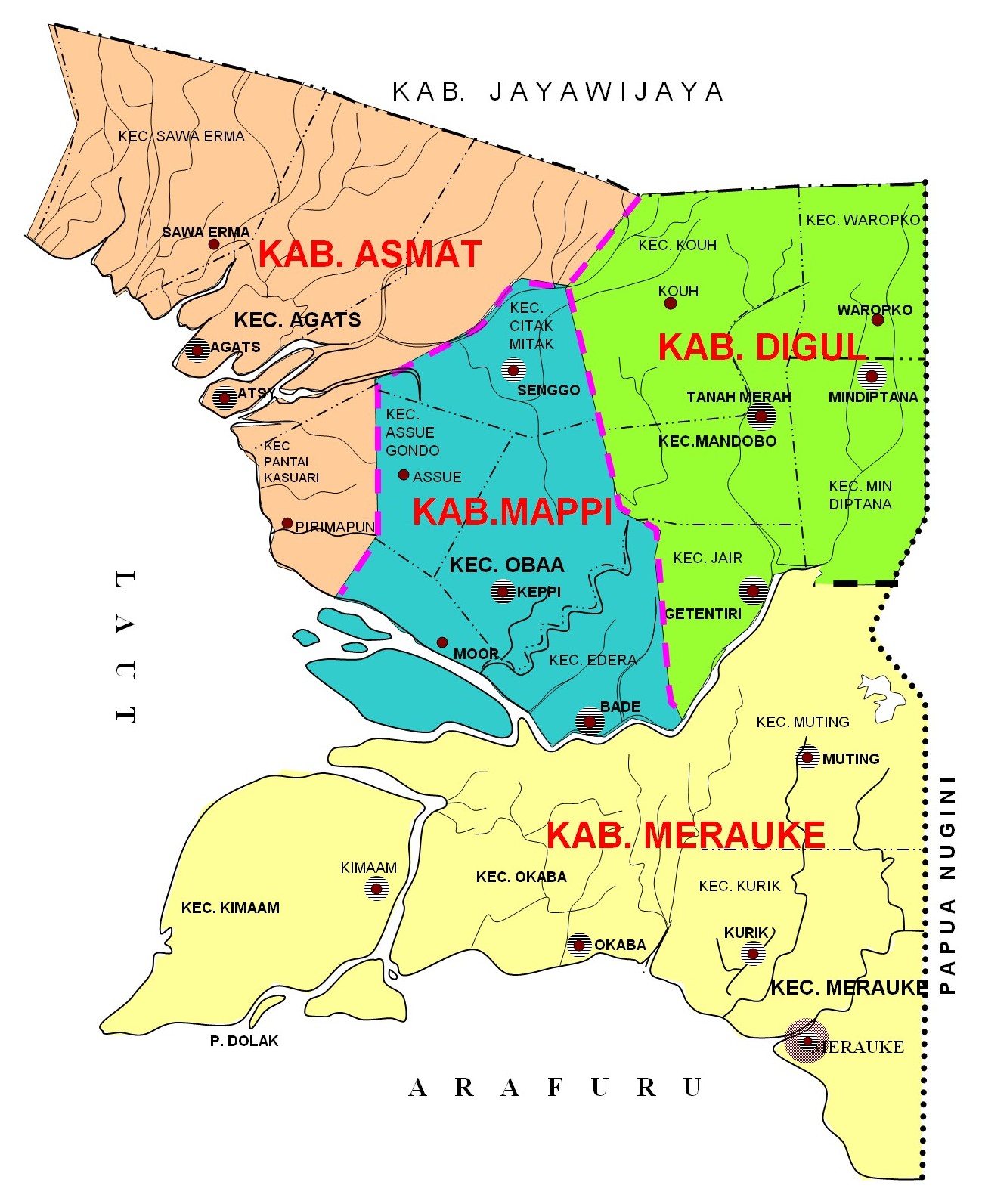 MERAUKE KOTA RUSA: Mengenal Kabupaten Merauke