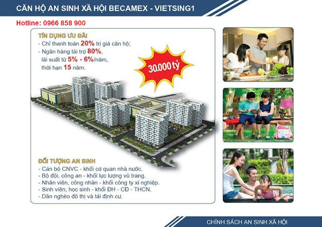 Nhà ở xã hội Becamex tại KDC Việt Sing ảnh 1