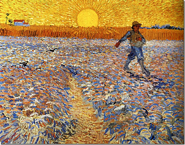 1888 Vincent Van Gogh   Le Semeur  64x80,5 cm  Otterlo, Kröller-Müller Museum