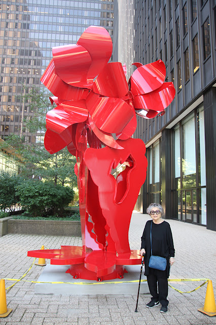 Red Lily Tree of Liberty (2022) - by Ruth Aizuss Migdal