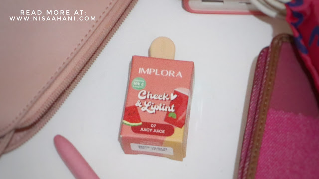 Review Implora Cheek & Liptint Shades Juicy Juice