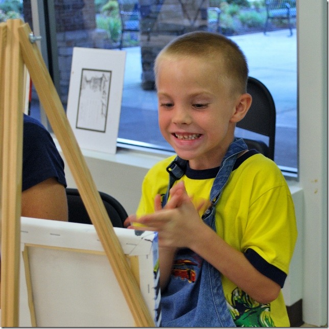 Young Artist at Work
