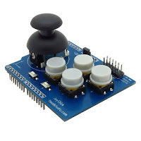 Arduino thumbstick & key input shield AL-IMMR