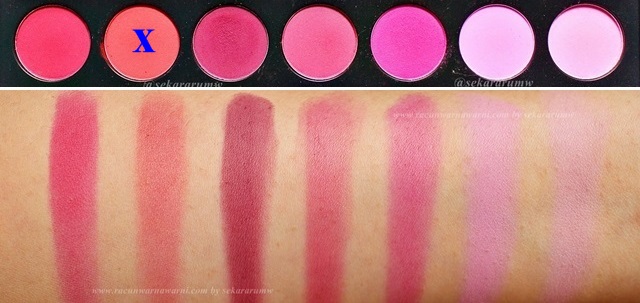 Swatch Morphe Eyeshadow Baris 4