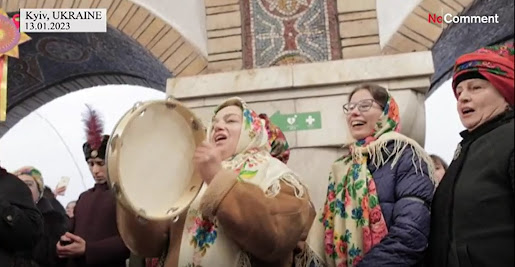 la célébration de la fête de Malanka à Kiev