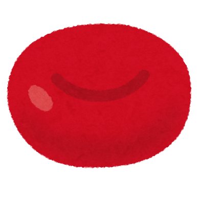 いろいろな形の赤血球のイラスト かわいいフリー素材集 いらすとや