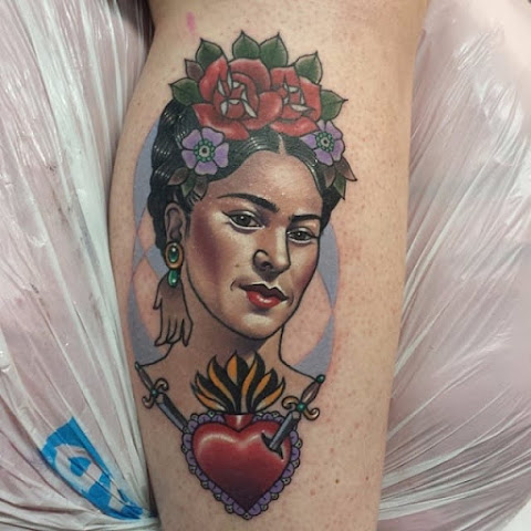 Ode to Female Artists: Fiercely Ravishing Frida Kahlo Tattoos