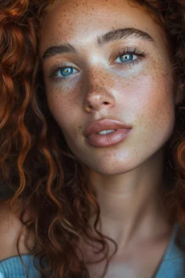 Auburn Hair on Tight Curls