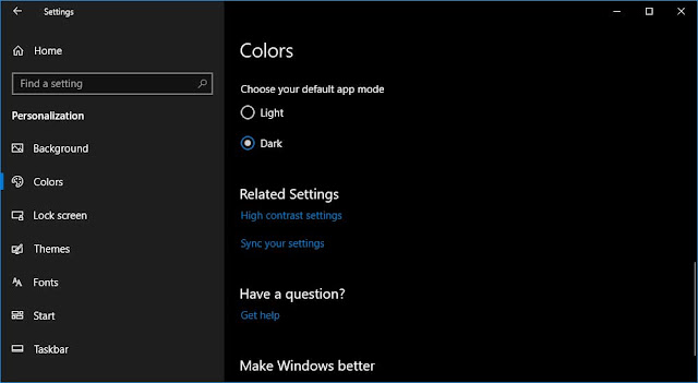 Cara Mengaktifkan Dark Mode di Windows 10
