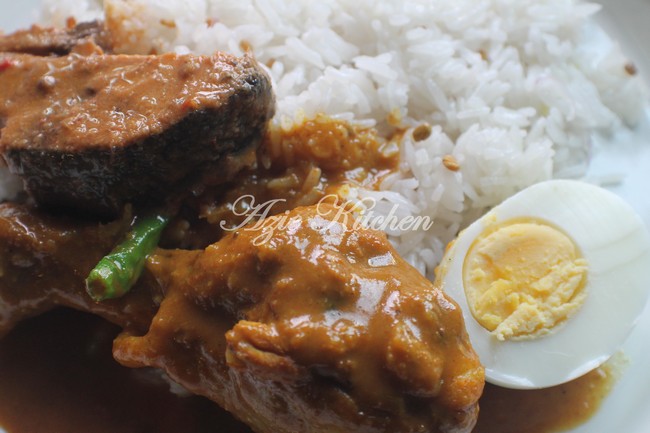 Nasi Dagang Terengganu Buat Sarapan - Azie Kitchen