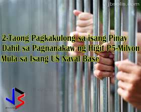 A Filipina was sentenced to two years in prison by a United States federal court for stealing nearly $100,000 from a US Naval base in Japan in 2015. 60-year old Cynthia Lopez Creseni pleaded guilty to theft of public money in a court Kansas City last August of 2017. She stole $99,068 from the Morale Welfare and Recreation Center at the Yokosuka Naval Base in Japan.    Working as lead cashier in the recreation center, it was Creseni who initially reported $112,300 missing from a safe after she returned from a vacation in the United States. Shortly afterward, she fled to the Philippines, where she is a citizen.    Creseni entered the United States in July 2015 and overstayed her USA visitor visa. She was arrested in January 2017 in Overland Park, Kansas. No information is given about how she got her visitor visa from the US.  Prior to the theft, Creseni had worked in various jobs at Yokosuka Naval Base since 2000. She was living in Japan on a civilian visa at the time of the incident.    An interview by an NCIS special agent revealed that Creseni first stole $1,000 to help a sick relative in the Philippines. Creseni stated that she continued to take money over the course of six months, and falsified audit documents that made the money appear as if it were accounted for during official audits.    She spent the money on family members, plane tickets and an apartment in Yokosuka, Japan. It is not known if she spent some of the stolen money for her legal fees.    Sponsored Links  Creseni claims that she kept a false identity in Japan hoping to marry a Japanese citizen. She was already married in the Philippines. Creseni said her actual name is Blesilda de Guzman Fernando, though that has not been verified.    {OR INSERT ANOTHER 3-5 IMAGES OR VIDEO HERE}   Apart from her conviction of two years, Creseni is facing deportation to the Philippines after serving her full sentence.    source: NavyTimes, Stripes, Seattle Times