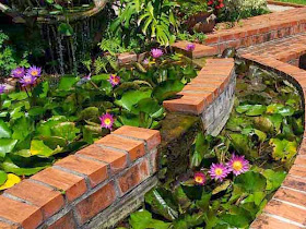 Water Lily garden wall