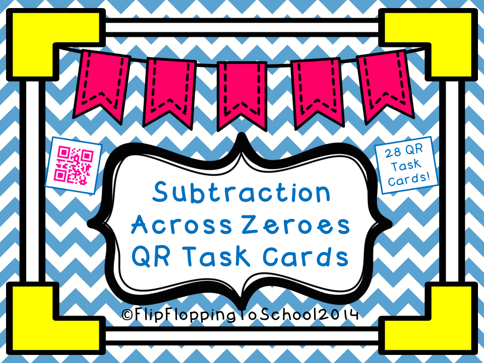 http://www.teacherspayteachers.com/Product/Subtraction-Across-Zereos-QR-Math-Task-Cards-1371586