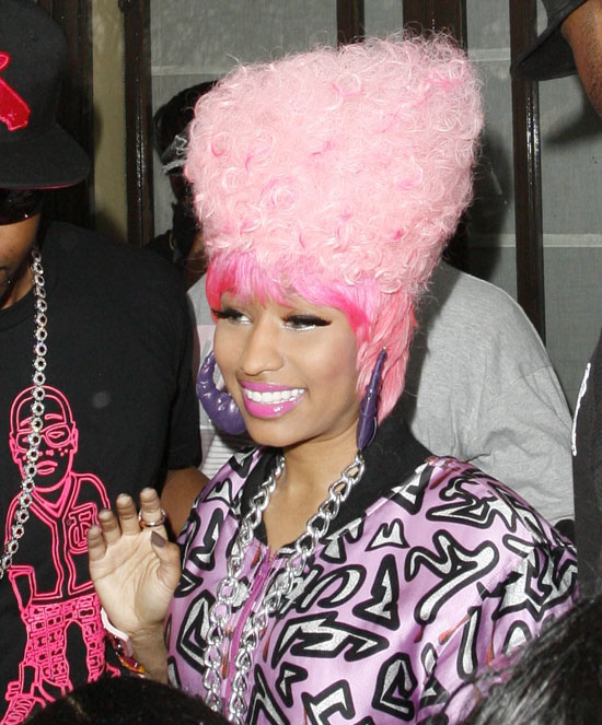 Nicki Minaj London Pink Hair. Nicki Minaj#39;s Hair