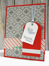 Warm Wishes Snow Day card by Jennifer Ingle for Newton's Nook Designs