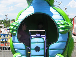 riding the dragon with mommy