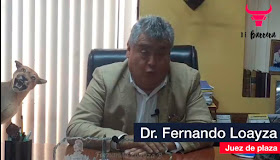 Juez de la plaza de Acho presidente notario Fernando Loayza entrevista