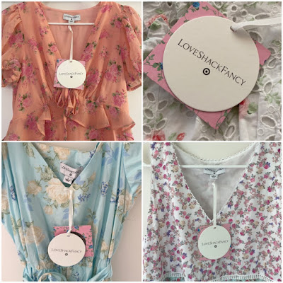 loveshackfancy x target floral dresses