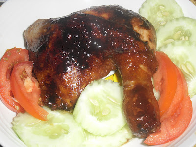 Zalekha Luvs Cooking: Ayam Panggang Hitam n Nasi Ayam Tumis