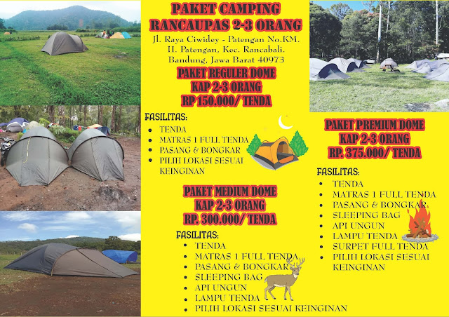 Sewa Tenda Camping Ranca Upas Januari 2024: Harga, Fasilitas, dan Tips