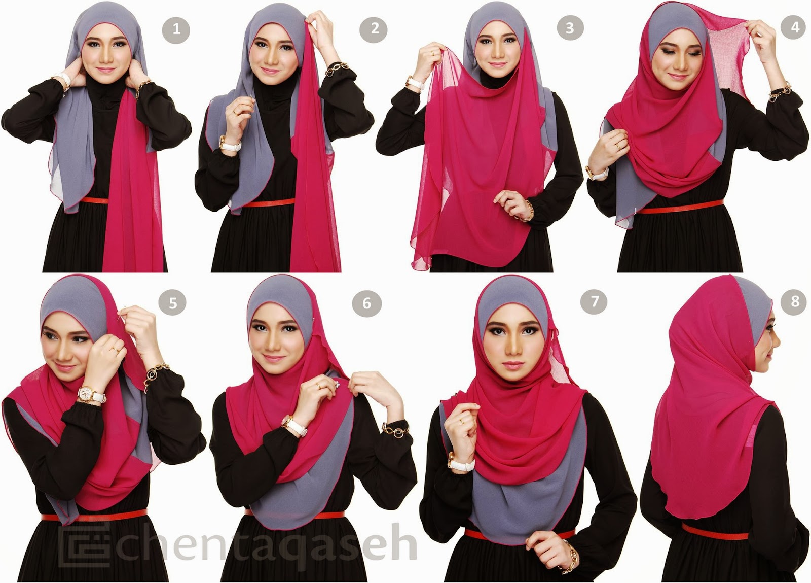 28 Kumpulan Tutorial Hijab Pashmina Cerutti Paling Lengkap