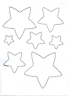 molde de estrelinhas